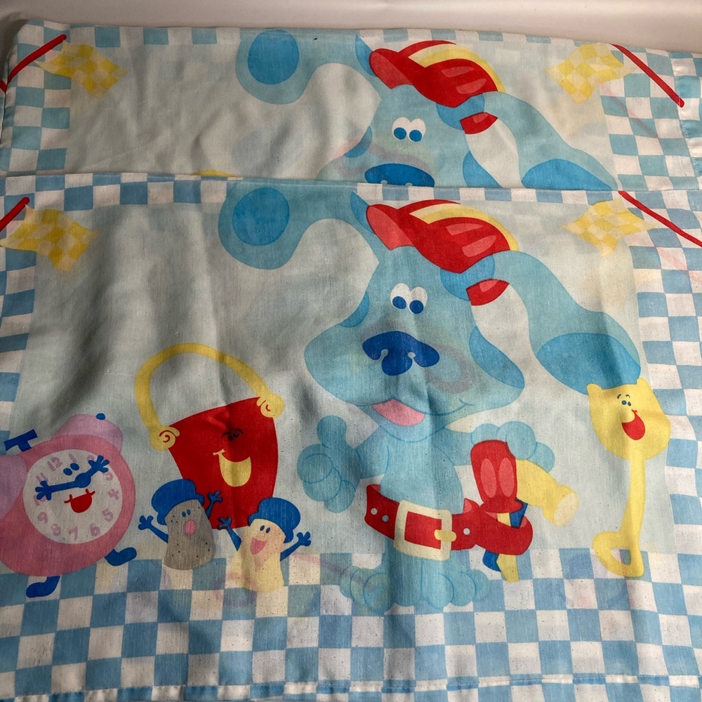 Blues clues vintage standard two pillow cases Dan river